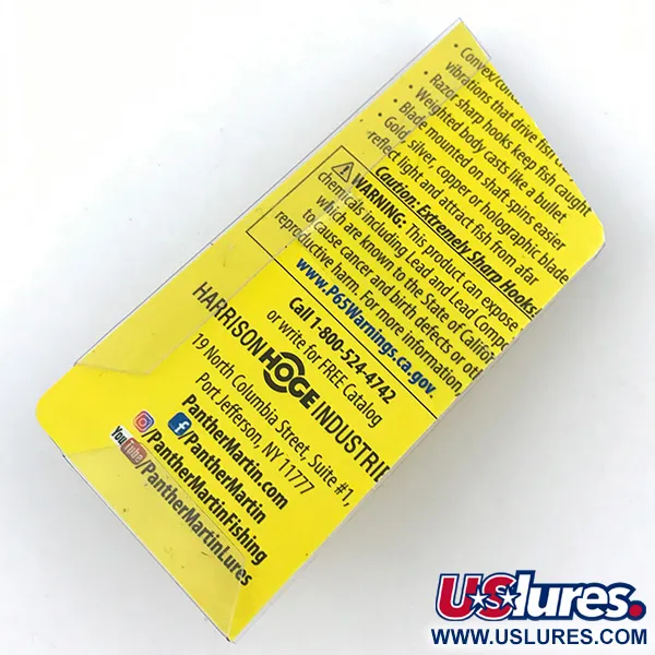 Panther Martin 6 Lippa, Fire Tiger, 6g, Runkolankakiinnitys, #5009