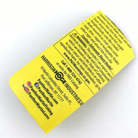 Panther Martin 6 Lippa, Fire Tiger, 6g, Akselikiinnitteinen, #5010