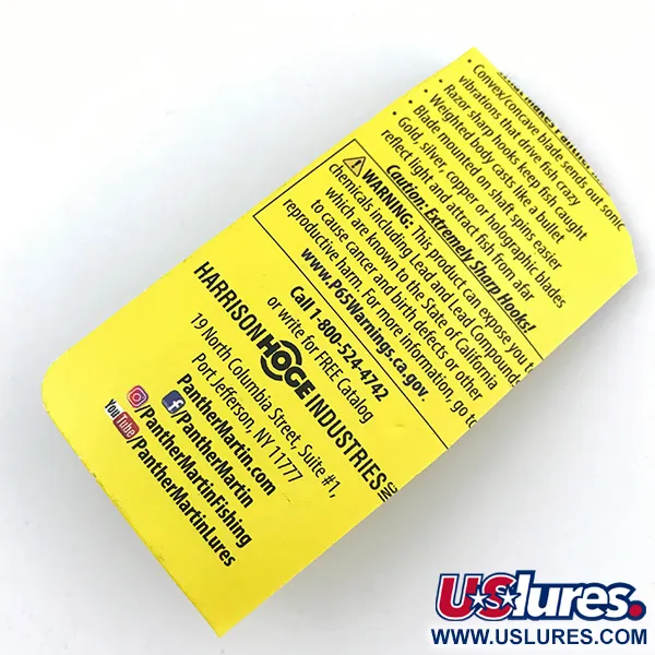 Panther Martin 6 Lippa, Fire Tiger, 6g, Runkokiinnitys, #5001