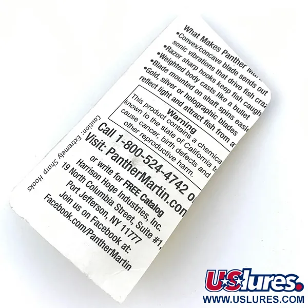 Panther Martin 4 Lippa, Blue Trout, 4g, läpivientilehti, #5012