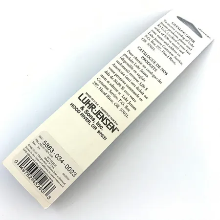 Luhr Jensen Deep Stinger Pystypilkki, Hopea / Vihreä, 21g, #5052