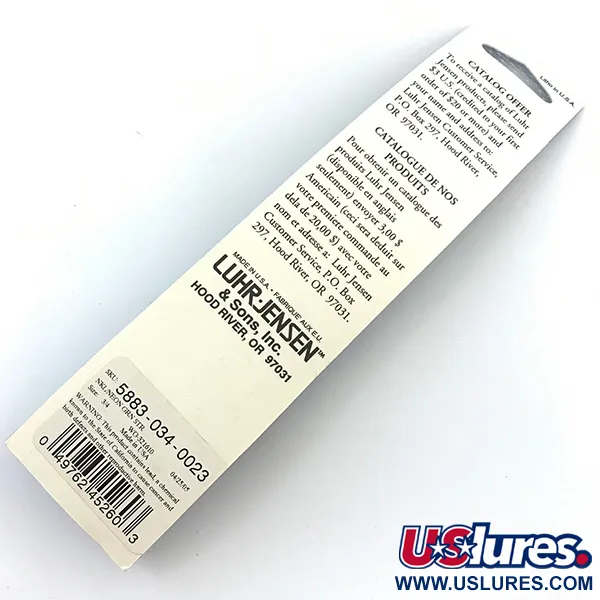 Luhr Jensen Deep Stinger Pystypilkki, Hopea / Vihreä, 21g, #5052