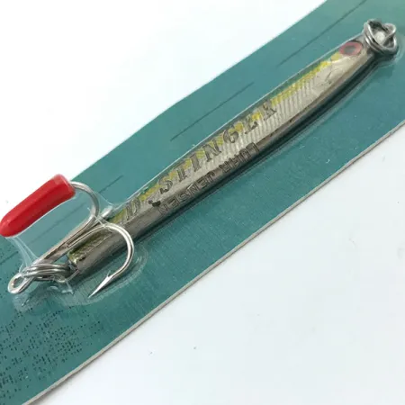 Luhr Jensen Deep Stinger Pystypilkki, Hopea / Vihreä, 21g, #5052