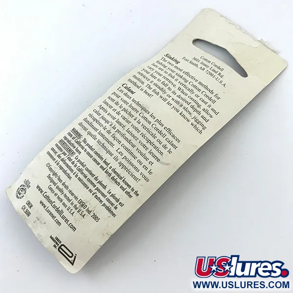 Cotton Cordell CC Spoon Lusikkauistin, Vasaroitu nikkeli, 11g, #5054