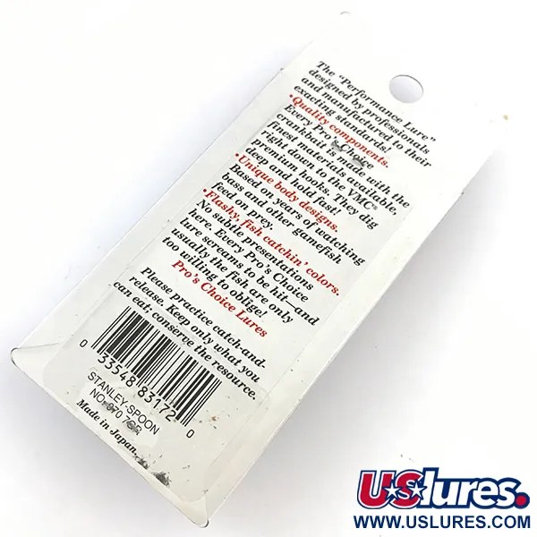 Stanley Jigs Stanley-Spoon Lusikka, Kulta, 7g, VMC-Koukku, #5110