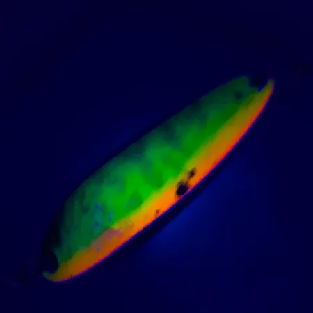 Luhr Jensen Krocodile Die #3 UV Lusikka, Fire Tiger/Kulta, 14g, #5085