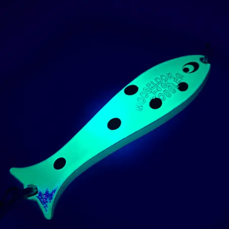 Williams Mooselook wobbler Lusikka, Fluorescent Yellow / Black, 8g, #5086