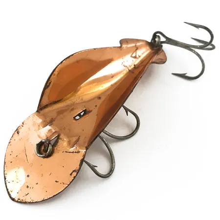 Buck Perry Spoonplug Lusikkauistin, Kupari, 14g, Vintage, #5094