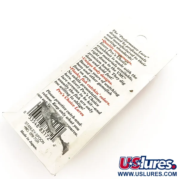 Stanley Jigs Pro’s Choice Lusikkauistin, Hopea/Hologrammi, 7g, VMC, #5111