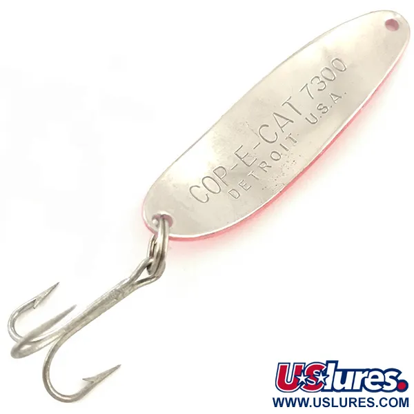 Eppinger Dardevle Cop-E-Cat 7300 UV Lusikka, Pinkki/Nikkeli, 10g, #5123