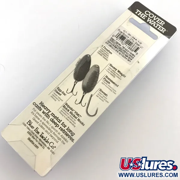 Blue Fox Pixee UV Lusikka, Vasaroitu Nikkeli/Vihreä, 14g, #01-30-344-1/2