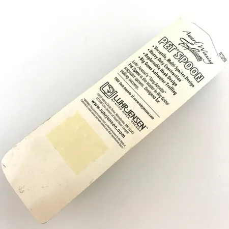 Luhr Jensen Tony Accetta Pet Spoon 14 Ruohosuojattu Lusikka, Nikkeli, 7g, #5133