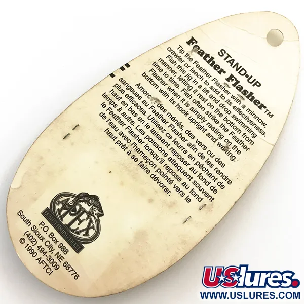 Apex Feather Flasher Jigi, Chartreuse, 7g, Stand-up-pää, #5134