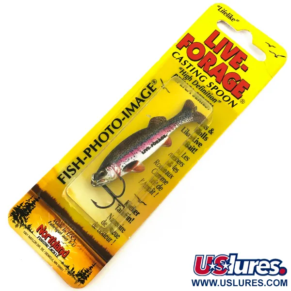 Northland Live Forage Lusikkauistin, Kirjolohi, 7g, Realistinen, #11150