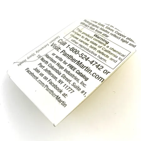 Panther Martin 2 Lippa, Kulta, 2.5g, In-Line Rakenne, #5169