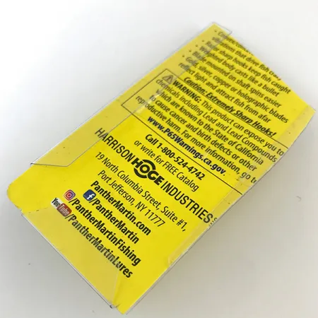 Panther Martin 4 Lippa, Kulta / Punainen, 4g, In-line-lehti, #5170