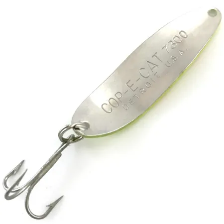 Dardevle Cop-E-Cat 7300 UV Lusikka, Keltainen/Nikkeli, 10g, UV, #5183