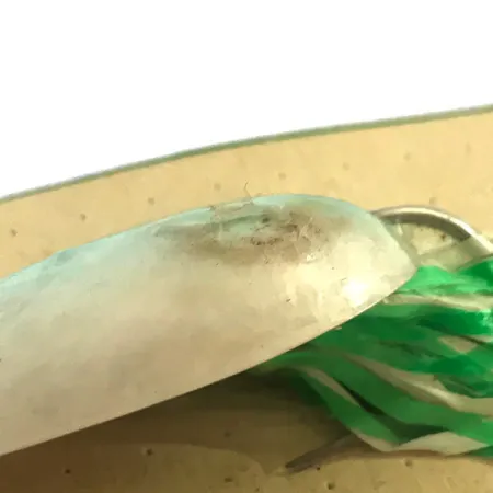 Hydro Lures Weedless Hydro Spoon UV, Valko-Vihreä, 14g, UV-helma, #5197