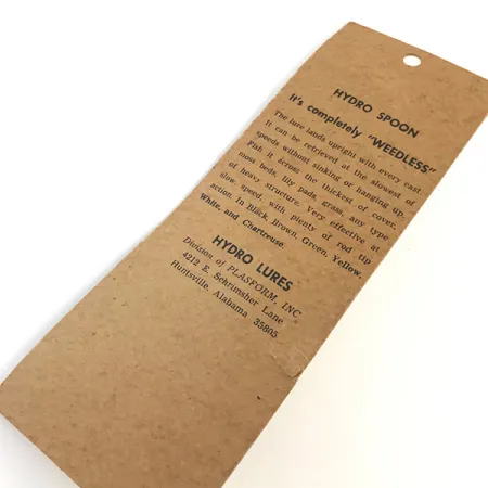 Hydro Lures Weedless Hydro Spoon UV, Valko-Vihreä, 14g, UV-helma, #5197