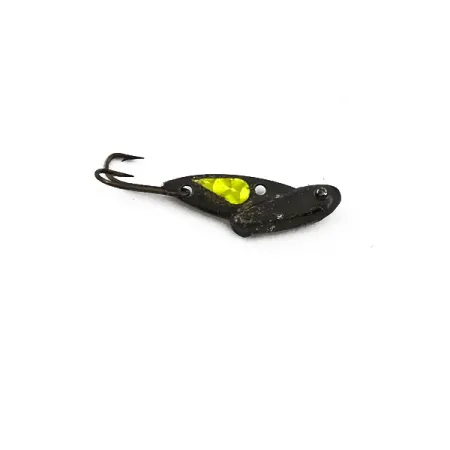 Reef Runner Cicada Blade Bait, Black / Green, 1,2g, Glow, #5241