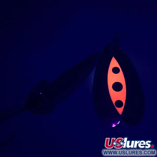 Luhr Jensen Les Davis Bolo UV Lippa, Nikkeli/Punainen, 14g, UV, #5256