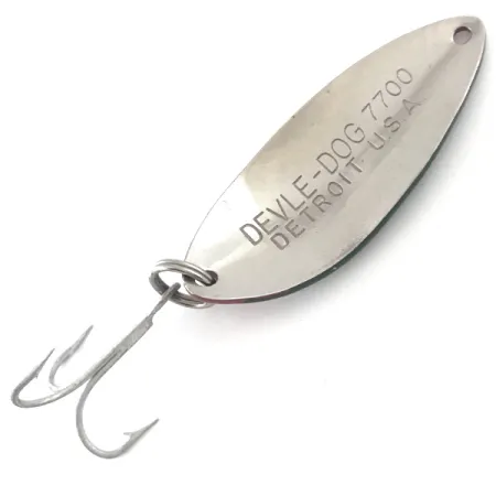Dardevle Devle Dog 7700 Lusikkauistin, Puna/Vihreä/Nikkeli, 14g, #5270