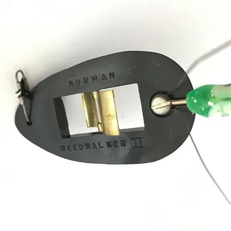 Norman Weedless Weedwalker Ruohouistin, Musta/Vihreä, 14g, #5274
