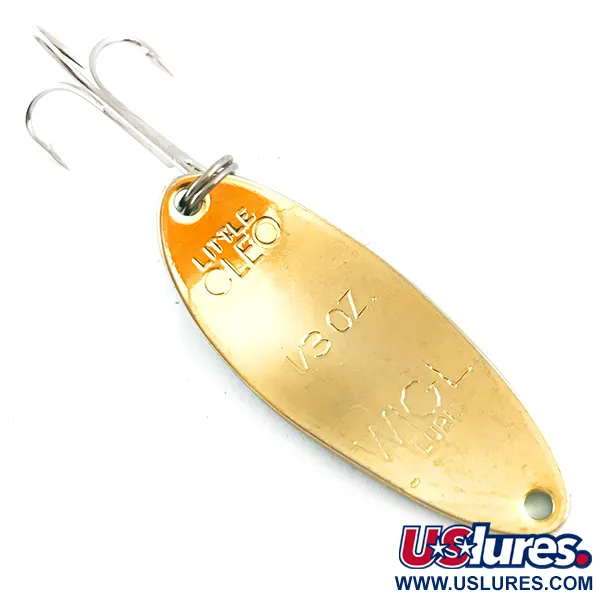 Acme Little Cleo Lusikkauistin, Vihreä Metalli/Kulta, 9g, Harvinaisuus, #5296