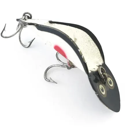 Buck Perry Spoonplug Lusikka, Musta/Valko/Puna, 7g, Vintage, #5298