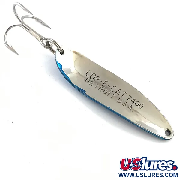 Dardevle Cop-E-Cat 7400 Lusikkauistin, Nikkeli/Sininen, 14g, #5304