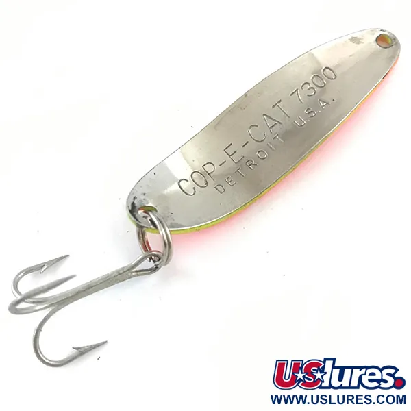 Dardevle Cop-E-Cat 7300 UV Lusikka, Keltainen/Oranssi, 10g, UV, #5308