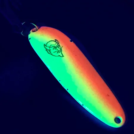 Dardevle Cop-E-Cat 7300 UV Lusikka, Keltainen/Oranssi, 10g, UV, #5308