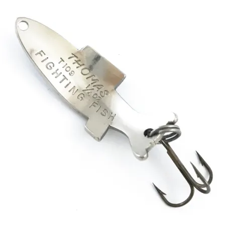 Thomas Fighting fish Lusikka, Nikkeli / Sininen, 7g, Suomukuvio, #5326