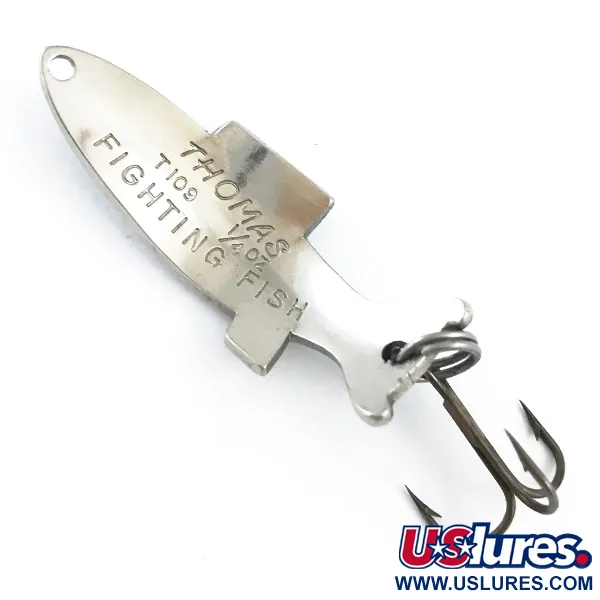 Thomas Fighting fish Lusikka, Nikkeli / Sininen, 7g, Suomukuvio, #5326