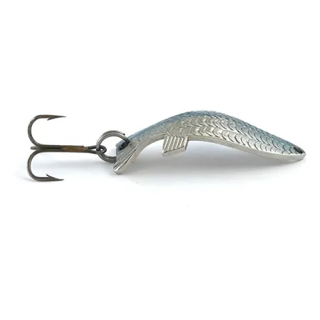 Thomas Fighting fish Lusikka, Nikkeli / Sininen, 7g, Suomukuvio, #5326