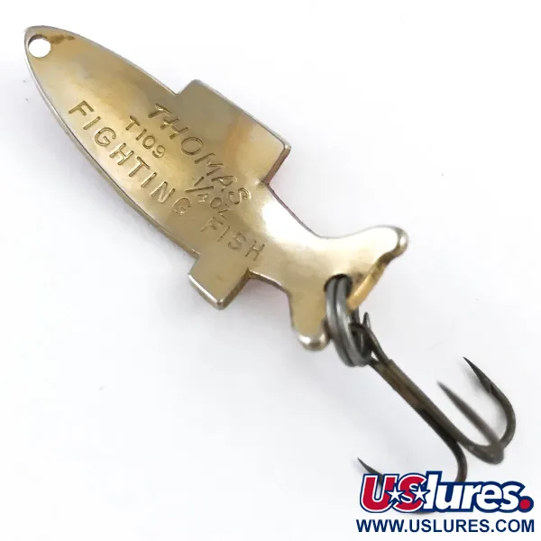 Thomas Fighting fish Lusikka, Kulta / Punainen, 7g, Suomukuvio, #5328