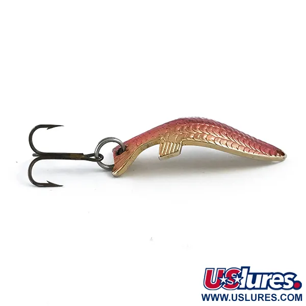 Thomas Fighting fish Lusikka, Kulta / Punainen, 7g, Suomukuvio, #5328