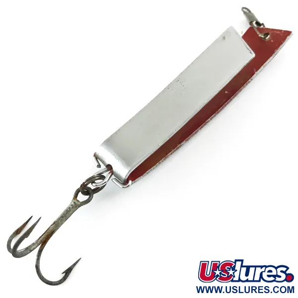 South Bend Super-Duper 509 Lusikka, Nikkeli / Punainen, 11g, U-malli, #5350