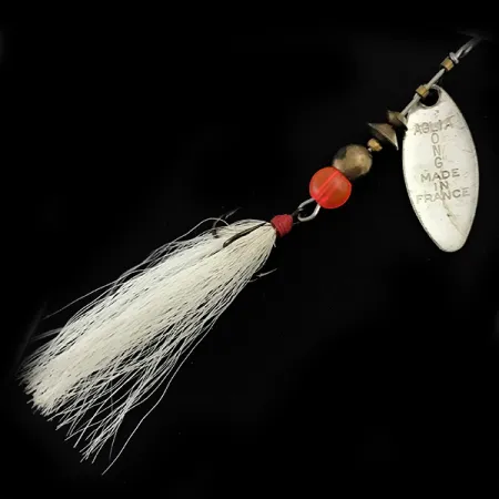 Mepps Aglia Long 0 Dressed Lippa, Hopea, 3g, Peurankarva, #5373