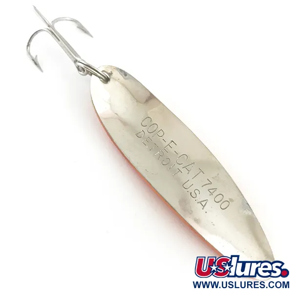 Dardevle Cop-E-Cat 7400 UV Lusikka, Keltainen/Oranssi, 19g, UV, #5389