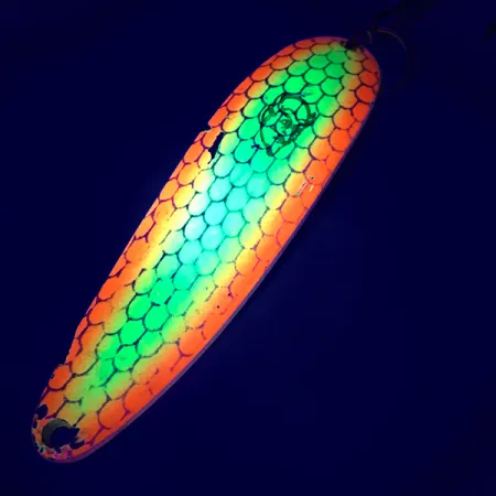 Dardevle Cop-E-Cat 7400 UV Lusikka, Keltainen/Oranssi, 19g, UV, #5389