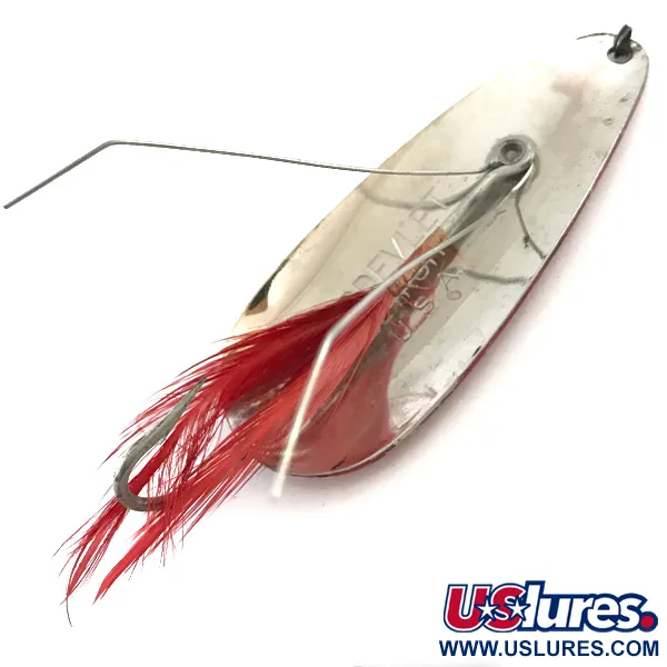 Eppinger Weedless Dardevlet, Puna/Valko/Nik, 19g, Ruohosuoja, #5407