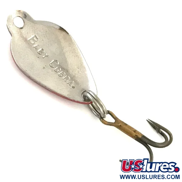 Acme Baby Cobra Lusikkauistin, Punainen / Valkoinen / Nikkeli, 3g, #5414