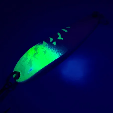 Luhr Jensen Krocodile Die #4 Lusikka, White Pearl/Green, 19g, #5417