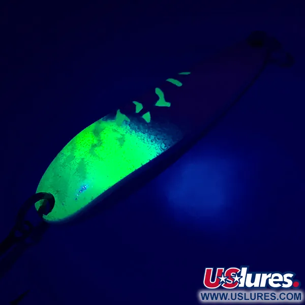 Luhr Jensen Krocodile Die #4 Lusikka, White Pearl/Green, 19g, #5417