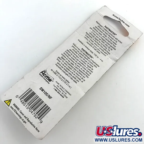 Acme Kastmaster Lusikkauistin, Fluorescent Red, 3.5g, UV-aktiivinen, #5443