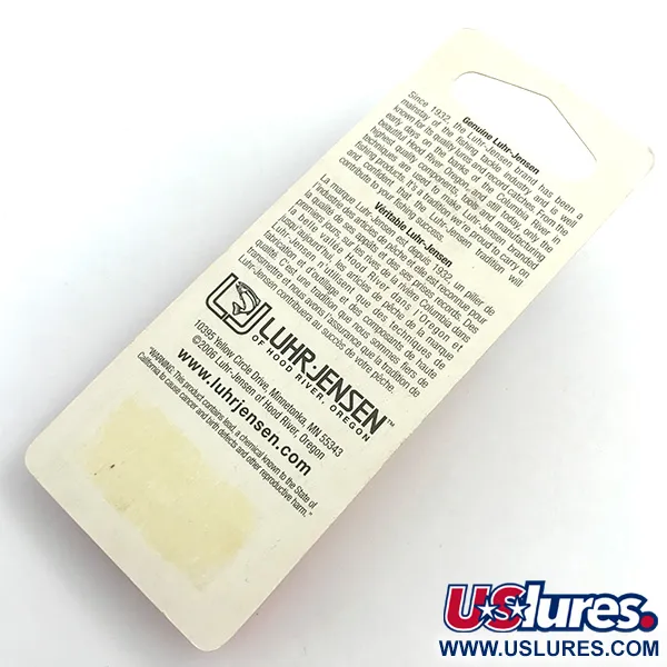 Luhr Jensen Krocodile Die #4 Lusikka, Puna/Valko, 14g, Koukku, #5453