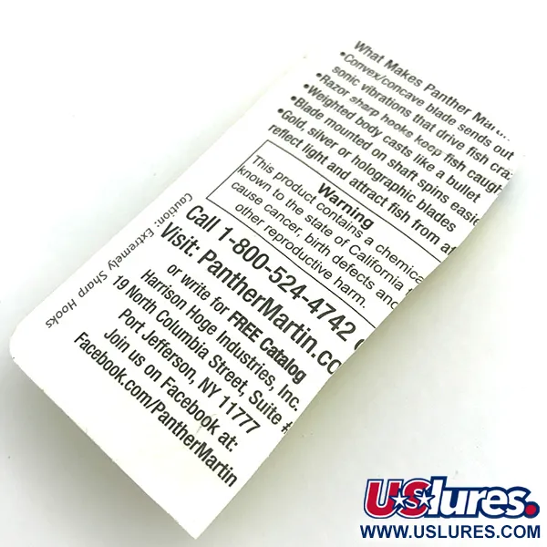 Panther Martin 4 Lippa, Blue Trout, 4g, Suoraan akselilla, #5459