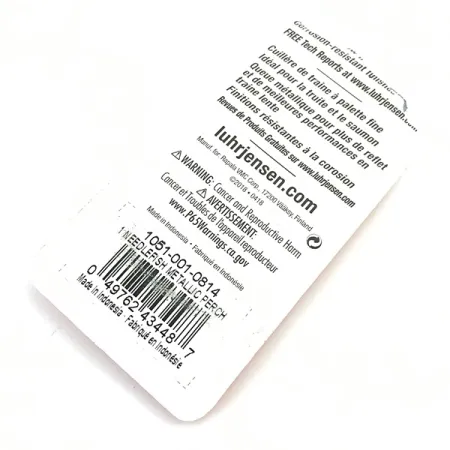 Luhr Jensen Needlefish 1, Fire Tiger, 2g, lusikkauistin #5496