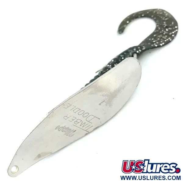 Mepps Timber Doodle 1 Ruohosuojattu Lusikka, Hopea, 12g, Trailer, #5538